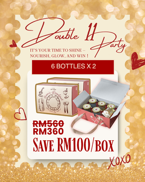 (6-bottle pack) Freshly Edible Bird Nest Drink