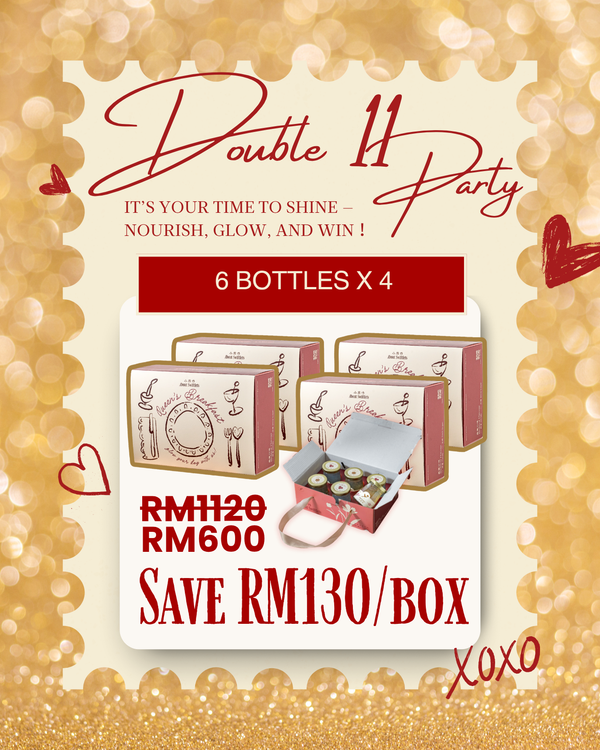 (6-bottle pack) Freshly Edible Bird Nest Drink